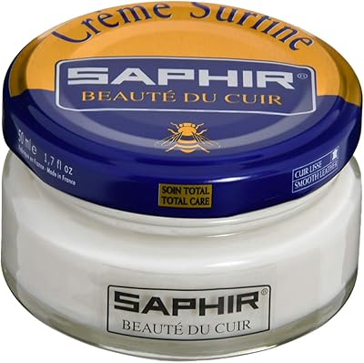 Cirage à chaussures saphir sorphine pomadere - crème de cire d'abeille pour produits en cuir. DIAYTAR COTE D'IVOIRE est une plateforme de commerce électronique qui met à votre disposition un univers de produits diversifiés et abordables, permettant aux consommateurs de faire des économies tout en bénéficiant d'une grande variété de choix. Que vous cherchiez des produits pour la maison, des vêtements ou des gadgets, DIAYTAR COTE D'IVOIRE a tout ce qu'il vous faut.