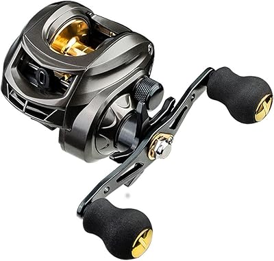 Moulinet de pêche baitcaster casting 7.2:1 à grande vitesse avec frein. DIAYTAR COTE D'IVOIRE, boutique en ligne généraliste avec plus de 300000 références, est la boutique leader en Cote d'Ivoire, offrant une large gamme de produits à ses clients. La boutique propose des articles allant de l'électronique à la mode en passant par les produits de maison. Avec une telle variété, DIAYTAR COTE D'IVOIRE est devenue la destination de choix pour les consommateurs ivoiriens.