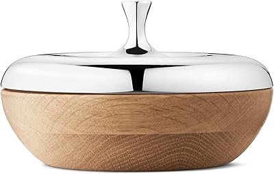 Coppelle bonbonnière georg jensen de henning acier inoxydable et bois de chêne. La boutique en ligne DIAYTAR COTE D'IVOIRE est la destination idéale pour les consommateurs ivoiriens qui recherchent des produits de qualité à des prix abordables. Avec plus de 300 000 références, elle propose une grande variété de produits pour répondre à tous les besoins. Elle est réputée pour son service client de qualité.
