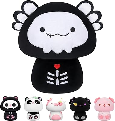 Mewaii 14" peluche champignon, mignon oreiller en peluche axolotl noir peluches douces oreiller spongieux, animaux en peluche axolotl kawaii jouets en peluche décoration cadeau pour filles garçons. DIAYTAR COTE D'IVOIRE est une boutique en ligne généraliste proposant plus de 300 000 références de produits divers. Elle est reconnue comme leader en Côte d'Ivoire, offrant une expérience d'achat unique et pratique. Avec une gamme large et variée, DIAYTAR répond aux besoins de tous.