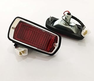 Feux de position latéraux avant trs avec lentille rouge pour datsun 510 240z