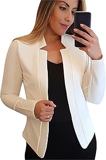Veste cardigan à manches longues pour femme, décontractée, ouverte sur le devant, adaptée