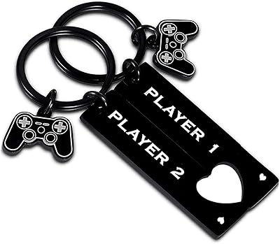 2 pièces porte-clés drôle jeux ami cadeaux de petite amie assorti couple