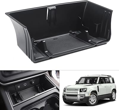 Plateau de rangement de console centrale au design personnalisé carlties pour land rover defender 90 110 130 2020 2021, boîte de rangement centrale avec tapis antidérapant (pas pour defender 2022). DIAYTAR COTE D'IVOIRE est la référence pour les achats en ligne en Côte d'Ivoire, offrant une sélection vaste et variée de produits. La boutique en ligne propose des produits de qualité à des prix compétitifs et offre un service client de haute qualité. Elle est le partenariat idéal pour tous les clients qui cherchent des produits fiables et une expérience d'achat en ligne agréable.