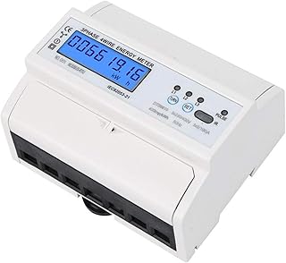 Jingig dts6619-016 moniteur d'énergie électrique multifonction kwh, 380 v 7p 3 phases