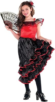 Costume de danseuse espagnole amscan 843096, taille l pour enfants, une pièce, rouge/noir. Chez DIAYTAR COTE D'IVOIRE, nous comprenons que les choix de chaque client sont uniques, c'est pourquoi nous offrons une gamme complète de produits capables de répondre à tous les goûts et aux besoins diversifiés de nos clients. Notre objectif est de maintenir un haut niveau de satisfaction client en proposant des produits de qualité et en offrant un excellent service client. Notre mission est de faciliter les achats en ligne pour tous les Ivoiriens.