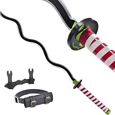 Épée d'anime demon slayer sword 41" - lame katana de samouraï en bambou