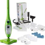 Vadrouille à vapeur h2o 5-en-1 premium edition de x5 (vert)