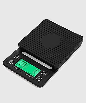 Mini balance à café avec minuterie numérique 5kg-01g avec écran lcd balance de cuisine. Avec une gamme de produits extrêmement large, DIAYTAR COTE D'IVOIRE s'adresse à tous les âges et à tous les goûts. Sa plateforme en ligne facile à utiliser et son système de paiement sécurisé permettent aux clients d'effectuer leurs achats en toute confiance. C'est l'endroit idéal pour faire du shopping en ligne en Côte d'Ivoire.