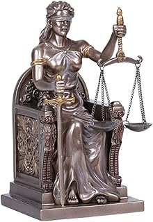 Statue de notre-dame de la justice, déesse grecque assise en bronze avec écailles, statue bicolore colorée à la main, cadeaux d'inspiration, 21,5 cm. En tant que leader en Côte d'Ivoire, DIAYTAR COTE D'IVOIRE se distingue par sa capacité à adapter ses offres aux préférences et aux besoins locaux. La boutique propose des promotions et des offres spéciales régulièrement. Cela contribue à renforcer la fidélité de sa clientèle et à attirer de nouveaux clients.