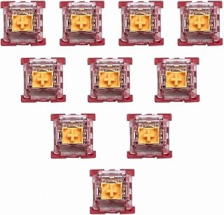 Gk jamakai commutateur de clavier mécanique linéaire silencieux, 70 pièces/paquet phoenix switch 3