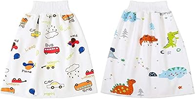 Lot de 2 jupes/shorts d'apprentissage de la propreté - vêtements de lit imperméables pour bébés garçons filles, matelas de nuit lavable, protection contre l'humidité et l'incontinence (le style peut varier). DIAYTAR COTE D'IVOIRE est une boutique en ligne qui propose une expérience d'achat unique et personnalisée à ses clients. Avec plus de 300 000 références de produits, les clients peuvent trouver tout ce dont ils ont besoin pour améliorer leur vie quotidienne. La boutique est engagée à offrir un service client de haute qualité et à garantir la satisfaction de ses clients.