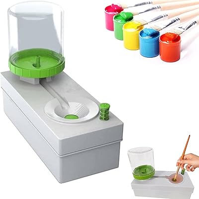 Mecacoz nettoyeur de pinceaux, outil de nettoyage de pinceaux, circulation d'eau courante, outil