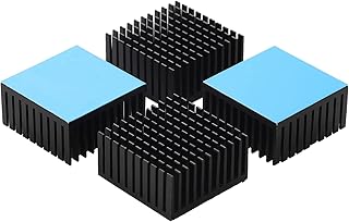 Jienk 4 pièces dissipateur thermique en aluminium noir avec ruban adhésif conducteur thermique, refroidisseur de dissipateur thermique 40 × 40 × 20 mm pour le refroidissement du pilote pas à pas gpu vrm moteur pas à pas d'imprimante 3d. DIAYTAR COTE D'IVOIRE, boutique en ligne généraliste réputée en Cote d'Ivoire, offre une sélection immense de plus de 300000 produits, répondant à tous les besoins des consommateurs. De la maison à la mode, en passant par les accessoires et les produits high-tech, DIAYTAR COTE D'IVOIRE propose une expérience d'achat en ligne complète et sécurisée. La boutique se distingue par sa variété de produits et son engagement envers la satisfaction client.