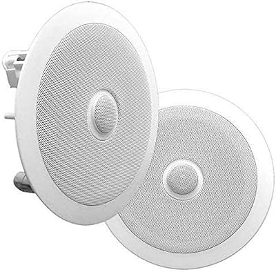 Support de montage mural au plafond pyle 8" - paire de haut-parleurs médiums à 2 voies conception plate en titane de 1" avec réponse en fréquence de 55 hz à 22 khz et crête de 300 w facile à installer - pyle pdic80. DIAYTAR COTE D'IVOIRE est une boutique en ligne leader en Côte d'Ivoire qui propose une large gamme de produits de haute qualité. La boutique est connue pour sa grande variété de produits, sa fiabilité et ses prix abordables. Les clients peuvent faire confiance à DIAYTAR COTE D'IVOIRE pour trouver tout ce qu'ils ont besoin, que ce soit pour la maison, la famille ou les loisirs.