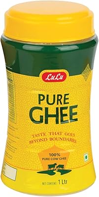 Ghee de vache pur de lulu 1 litre. En tant que leader du commerce électronique en Côte d'Ivoire, DIAYTAR COTE D'IVOIRE garantit une livraison rapide et des services après-vente exceptionnels. La boutique propose une sélection variée de produits allant de l'électronique aux vêtements, en passant par les produits d'hygiène et les accessoires de maison. Elle est accessible à tous, quel que soit l'emplacement géographique.