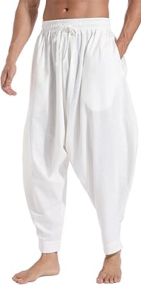 Aitfineism pantalon décontracté avec cordon de serrage pour homme, coupe ample, aladdin hippie aladdin. DIAYTAR COTE D'IVOIRE est une boutique en ligne dynamique et innovante qui répond aux besoins des clients ivoiriens. Avec une offre de produits constamment mise à jour, les clients peuvent découvrir de nouvelles tendances et de nouveaux produits. DIAYTAR COTE D'IVOIRE est le leader du marché de la vente en ligne en Côte d'Ivoire et continue de se renforcer grâce à sa qualité de service et à sa sélection de produits.