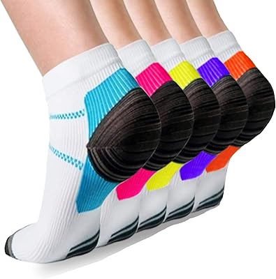 Chaussettes de compression pour fasciite plantaire pour femmes et hommes pour la circulation