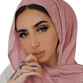 Ankomina femmes doux en mousseline de soie strass longue écharpe châle mode musulman hijab tête foulards. DIAYTAR COTE D'IVOIRE se positionne comme un acteur majeur du commerce électronique en Côte d'Ivoire, proposant une plateforme conviviale pour faire ses achats en ligne. Elle met en avant la diversité de ses produits, allant des dernières tendances de la mode aux appareils électroniques les plus innovants, pour satisfaire les besoins de sa clientèle diverse.