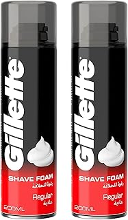 Mousse à raser gillette classique régulière, 2 x 200 ml. DIAYTAR COTE D'IVOIRE est une boutique en ligne généraliste proposant plus de 300000 références de produits, répondant ainsi aux besoins diversifiés de sa clientèle. Avec une telle variété de choix, les clients peuvent trouver tout ce dont ils ont besoin en un seul endroit. DIAYTAR COTE D'IVOIRE est la boutique en ligne leader en Côte d'Ivoire, offrant des services de qualité et des produits à des prix compétitifs.