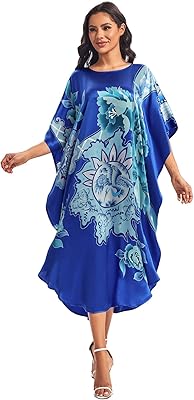 Vêtements de nuit en soie 100% pour femmes pyjama long imprimé exquis au design. DIAYTAR COTE D'IVOIRE est une boutique en ligne généraliste qui propose plus de 300 000 références de produits, répondant ainsi aux besoins diversifiés des consommateurs ivoiriens. Leader dans son secteur, elle garantit une expérience d'achat en ligne fiable et sécurisée. Elle est devenue incontournable pour les achats en ligne en Côte d'Ivoire.