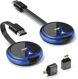 Kit émetteur et récepteur hdmi sans fil 4k, aimibo casting vidéo/audio stable 2,4/5