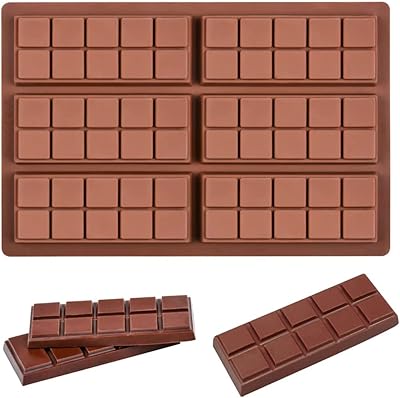 Moules à chocolat en silicone, moules rectangulaires pour barres de chocolat, moules à cire en silicone, antiadhésifs et sans bpa pour bonbons durs, chocolat, gomme, caramel, ganache, glaçons, mini moules en silicone. DIAYTAR COTE D'IVOIRE est une boutique en ligne généraliste qui propose plus de 300 000 références de produits, faisant d'elle la boutique leader en Cote d'Ivoire. Elle offre une large gamme de produits allant de l'électronique à la mode, en passant par les produits de maison et les accessoires. Elle garantit une expérience d'achat en ligne fiable et sécurisée.