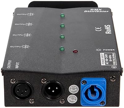 Répartiteur de caisson de basses dmx isolé 4 voies mfl avec sorties 3