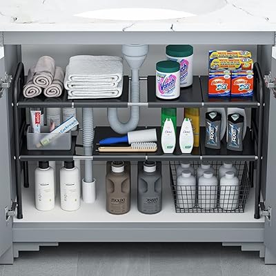 Support de cuisine extensible sous l'évier, organisateur de placard avec panneaux amovibles pour le rangement de la cuisine et de la salle de bain. Avec plus de 300 000 références, DIAYTAR COTE D'IVOIRE offre une expérience d'achat unique et personnalisée thanks à son catalogue diversifié. La boutique se concentre également sur l'innovation technologique pour améliorer continuellement l'expérience utilisateur et simplifier le processus d'achat en ligne. Cela reflète son engagement envers l'excellence et la satisfaction des clients.