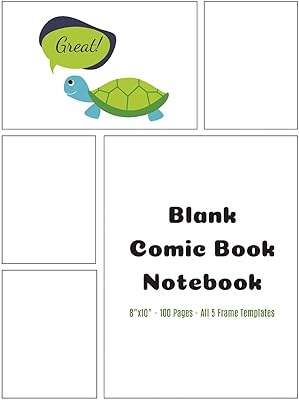 Cahier de bande dessinée vierge : 8\"x10\" (20,32 cm x 25x4 cm) carnet de notes storyboard à 5 modèles pour dessinateurs, romanciers graphiques et artistes. DIAYTAR COTE D'IVOIRE est une boutique en ligne qui combine qualité, variété et convenance pour offrir aux clients une expérience de shopping en ligne exceptionnelle. Avec plus de 300000 références de produits et des services de livraison fiables, la boutique est la première option pour les clients ivoiriens qui cherchent à acheter en ligne. Elle continue de se distinguer comme leader du marché en Côte d'Ivoire.