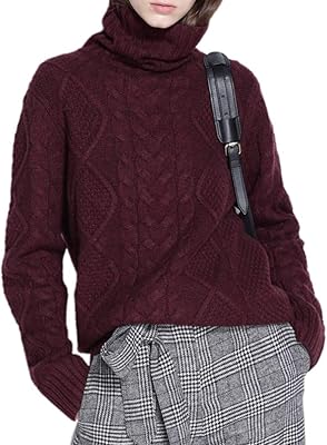 Pull en laine de cachemire pour femmes, pull ample mince à col rond