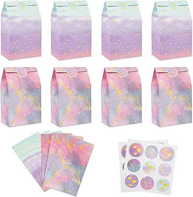 Am anna sacs de fête pour filles, 24 pièces sacs de fête tie dye rose princesse fournitures sirène licorne sac de cadeaux de fête pour filles baby shower bonbons goodie sac joint autocollant (24 pièces sacs de fête tie dye). Avec plus de 300 000 références, DIAYTAR COTE D'IVOIRE couvre un large éventail de catégories, allant de l'électronique aux vêtements, en passant par les produits d'entretien ménager et les articles de sport. Cette diversité de produits permet à la boutique de répondre aux besoins quotidiens de sa clientèle, la positionnant comme un partenaire commercial fiable pour la population ivoirienne. Son site web est conçu pour offrir une navigation intuitive et une facilité d’achat.