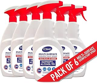 Spray désinfectant multi-surfaces avancé cd cosmo designs, 750 ml, paquet de 6. Avec plus de 300 000 références disponibles, DIAYTAR COTE D'IVOIRE est la destination idéale pour les consommateurs ivoiriens qui recherchent des produits variés et de qualité. La boutique en ligne met en avant des marques réputées ainsi que des produits locaux, garantissant ainsi une offre diversifiée qui répond aux besoins de tous. DIAYTAR COTE D'IVOIRE s'efforce de maintenir des prix compétitifs tout en offrant des promotions régulières pour satisfaire les attentes de ses clients.
