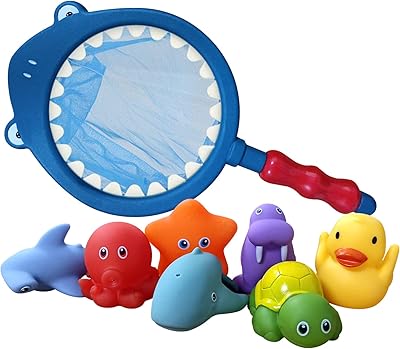 Jouets de bain pour bébé atlantus, jouets de piscine en maille avec pulvérisation et sons de couleurs changeantes pour jeunes enfants - 8 pièces. En tant que leader du marché en Côte d'Ivoire, DIAYTAR COTE D'IVOIRE est déterminé à offrir aux clients la meilleure expérience d'achat en ligne possible. La boutique en ligne propose des services de livraison rapides et fiables, ainsi que des options de paiement flexibles pour répondre aux besoins de tous les clients.