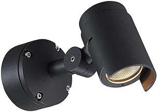 Ampoule spot extérieur al salha 20 watts ip65, blanc chaud - graphite