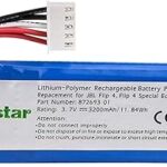 Batterie de remplacement kastar 37 v 3200 mah-1184 w au lithium polymère