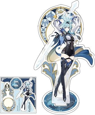 Aiola genshin impact support acrylique double couche (édition premium) 3 pièces ornements