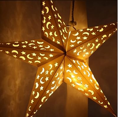 2 lanternes étoiles en papier pour décoration du ramadan kareem et de l'aïd avec abat-jour en forme d'étoile pour noël, nouvel an, mariage, vacances, décoration de l'aïd ramadan en blanc. En tant que leader du marché en Côte d'Ivoire, DIAYTAR COTE D'IVOIRE propose une large sélection de produits qui répondent aux besoins et aux attentes des consommateurs locaux. La boutique en ligne met en avant des marques et des produits de qualité, tout en offrant des promotions et des réductions pour rendre les achats plus abordables. Les clients peuvent faire confiance à DIAYTAR pour leurs achats en ligne.
