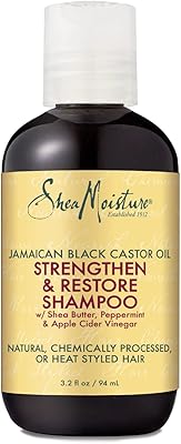 Shampooing à l'huile de ricin noire jamaïcaine renforce et restaure shea moisture, unisexe