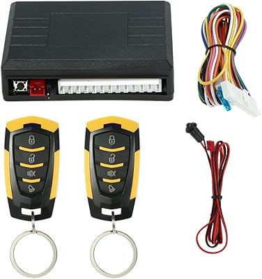 Serrure de porte de voiture universelle sans clé golrc avec bouton de déverrouillage du coffre à distance, kit de verrouillage centralisé. DIAYTAR COTE D'IVOIRE est la boutique en ligne généraliste la plus populaire en Cote d'Ivoire, avec plus de 300000 références de produits et services de qualité. La boutique est connue pour sa large gamme de produits, ses prix compétitifs et sa qualité de service. Les clients peuvent profiter d'une expérience d'achat en ligne personnalisée et conviviale avec DIAYTAR COTE D'IVOIRE.
