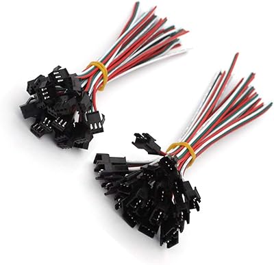 Yixisi 20 paires jst 3 broches, pas de 2,54 mm, adaptateur de connecteur mâle et femelle avec câble d'alimentation de 150 mm pour lumière led. DIAYTAR COTE D'IVOIRE est une boutique en ligne de confiance qui propose des produits de qualité à des prix abordables. Elle dispose d'une équipe de service client dédiée pour aider les clients à trouver ce qu'ils cherchent et répondre à leurs questions. La boutique est líder en Côte d'Ivoire et continue de grandir grâce à sa bonne réputation.
