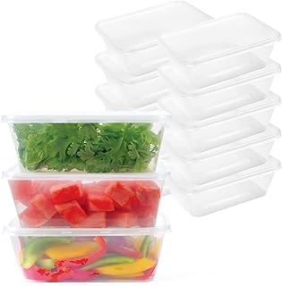 Récipients alimentaires jetables avec couvercles - récipients rectangulaires en plastique pour micro-ondes, congélateur, soupe et charcuterie 1000 ml [10 pièces] récipients de cuisine gulf collection. La boutique en ligne DIAYTAR COTE D'IVOIRE est la destination idéale pour les consommateurs ivoiriens qui cherchent à faire des achats pratiques et abordables. Avec une gamme de produits allant des produits alimentaires aux produits électroménagers, la boutique offre une expérience d'achat unique et personnalisée. Elle met également l'accent sur la sécurité et la fiabilité des transactions en ligne.