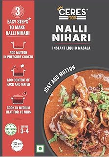 Liquide instantané delhi nali nihari masala de ceres foods | sauce. Avec sa plateforme en ligne conviviale et facile à utiliser, DIAYTAR COTE D'IVOIRE offre une expérience d'achat en ligne agréable et pratique. Les clients peuvent naviguer facilement entre les différentes catégories de produits et trouver ce qu'ils recherchent en peu de temps. La boutique en ligne est accessible depuis n'importe quel appareil connecté à Internet, ce qui permet aux clients de faire leurs achats à partir de chez eux ou en déplacement.