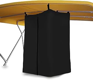 Tente d'intimité pour bateaux vestiaire suspendu robuste pour bateaux flottants rideaux se fixe