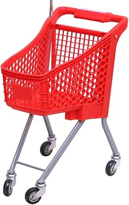 Chariots utilitaires panier de supermarché créatif 4 ronds d'achat à domicile