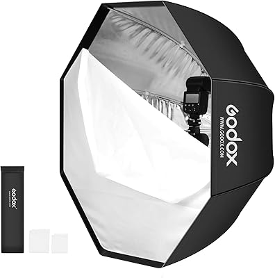 Godox 473"-120 cm softbox parapluie octogonal avec sac de transport portable pour studio