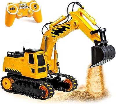1:20 jouet d'excavatrice télécommandée 3 moteurs séparés jouet d'excavatrice rc, camion rc rechargeable à 11 canaux avec lumières et sons 2,4 ghz pour garçons filles enfants. La boutique en ligne DIAYTAR COTE D'IVOIRE est l'une des plus grandes et des plus populaires de Côte d'Ivoire. Elle propose plus de 300 000 références de produits, ce qui en fait une destination incontournable pour les consommateurs ivoiriens. Les clients peuvent profiter de services de livraison rapides et de promotions régulières, ainsi que d'une expérience d'achat en ligne sécurisée et fiable.