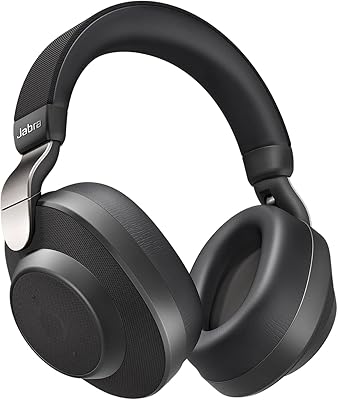 Écouteurs jabra elite 85 heures avec suppression active du bruit, technologie smart sound