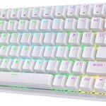 Clavier de jeu mécanique rk84, 80 % rvb, 80 % remplaçable à chaud