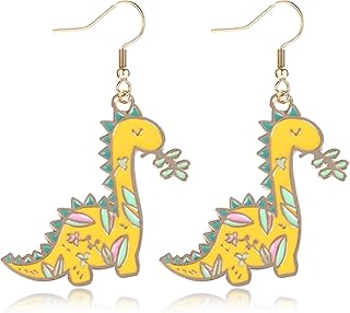 Boucles d'oreilles design dinosaure pour femmes, boucles d'oreilles design animal mignon, boucles d'oreilles dessin animé bleu et jaune, boucles d'oreilles femme cadeau pour filles. DIAYTAR COTE D'IVOIRE est une boutique en ligne généraliste proposant plus de 300 000 références de produits divers, de la mode à l'électronique en passant par les produits alimentaires. Elle est reconnue pour son large choix et ses prix compétitifs. La boutique est devenue une référence pour les consommateurs ivoiriens.